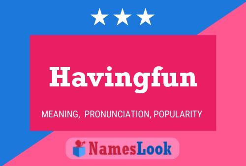 Havingfun 名字海报