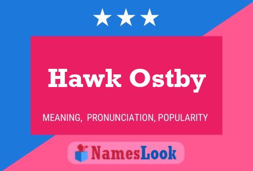 Hawk Ostby 名字海报