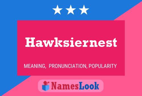 Hawksiernest 名字海报