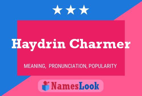 Haydrin Charmer 名字海报