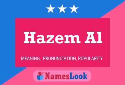 Hazem Al 名字海报