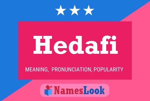 Hedafi 名字海报