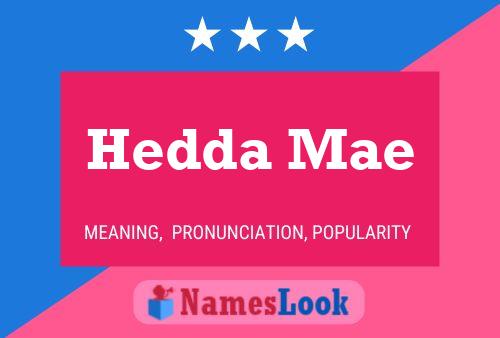 Hedda Mae 名字海报