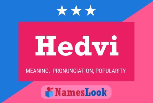 Hedvi 名字海报