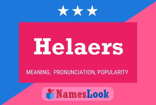 Helaers 名字海报