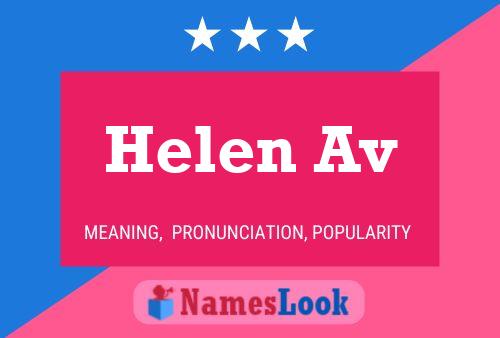 Helen Av 名字海报