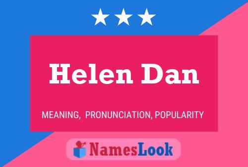 Helen Dan 名字海报