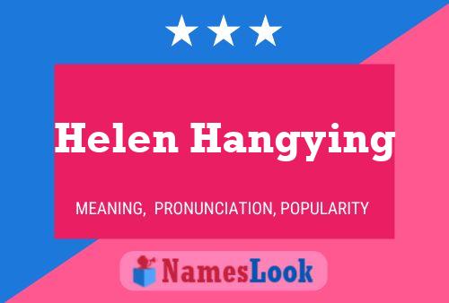 Helen Hangying 名字海报