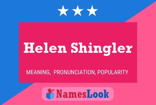 Helen Shingler 名字海报