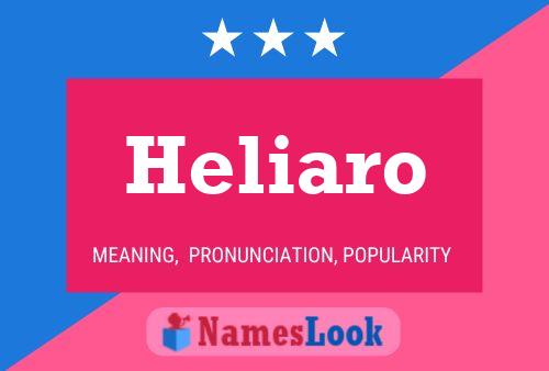 Heliaro 名字海报