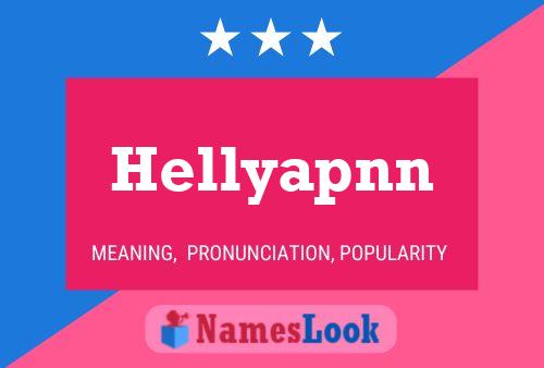 Hellyapnn 名字海报