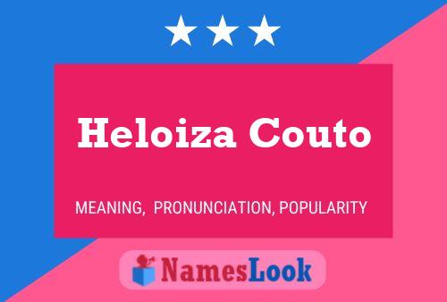 Heloiza Couto 名字海报