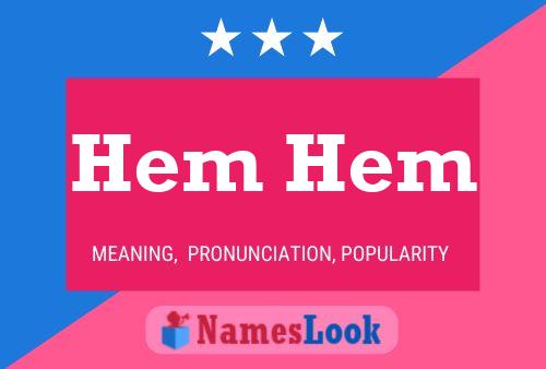 Hem Hem 名字海报