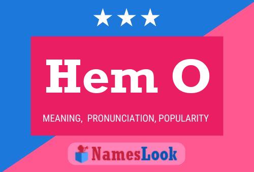 Hem O 名字海报