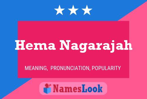 Hema Nagarajah 名字海报