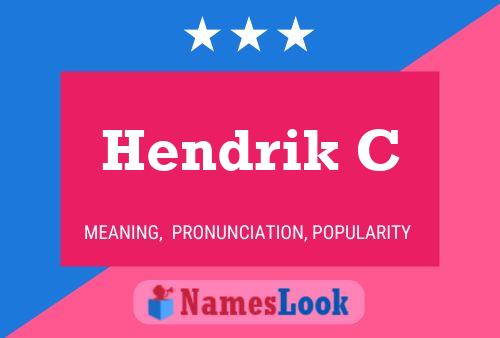 Hendrik C 名字海报