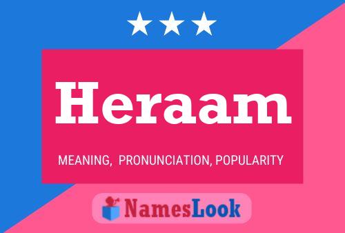 Heraam 名字海报