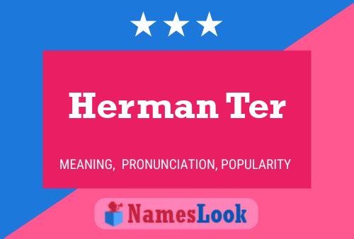 Herman Ter 名字海报