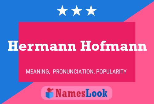 Hermann Hofmann 名字海报