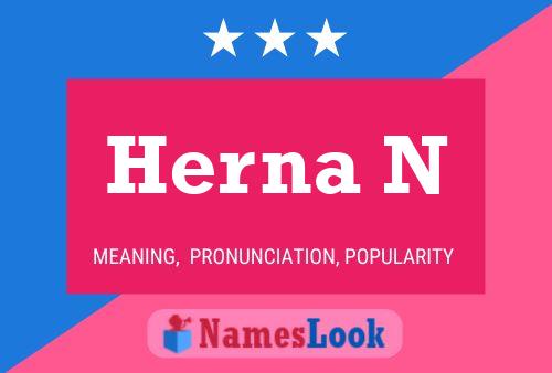 Herna N 名字海报