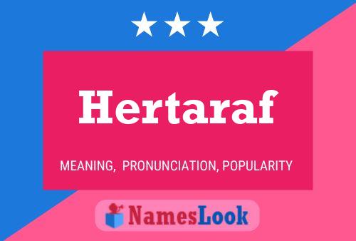 Hertaraf 名字海报