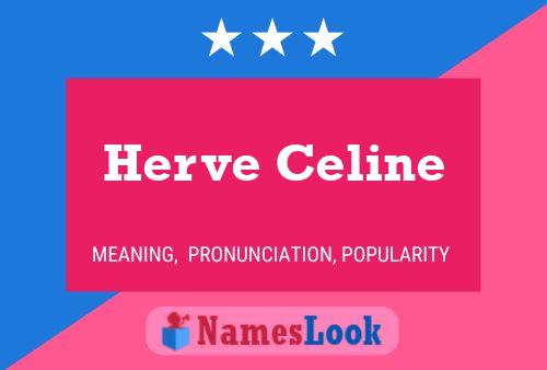 Herve Celine 名字海报