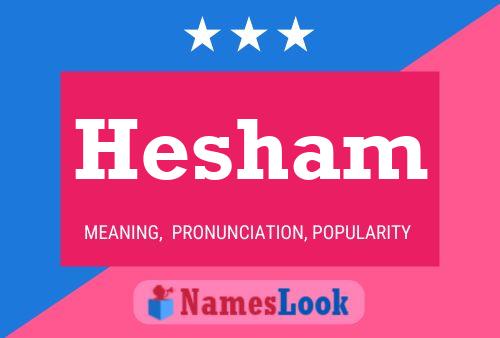 Hesham 名字海报