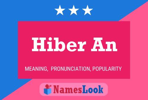 Hiber An 名字海报