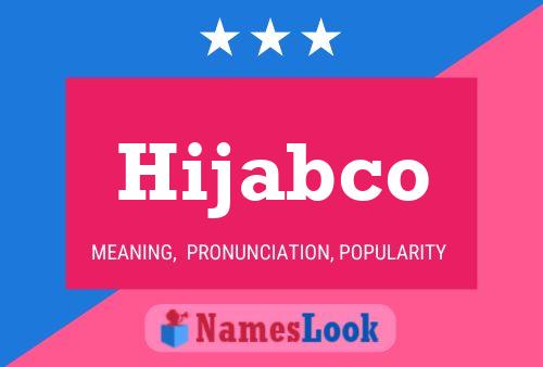 Hijabco 名字海报