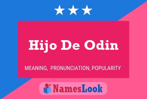 Hijo De Odin 名字海报