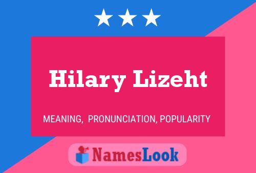 Hilary Lizeht 名字海报