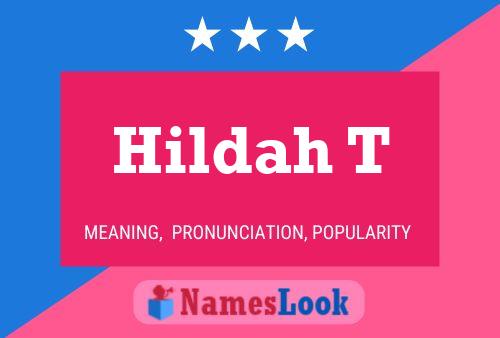 Hildah T 名字海报