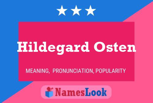 Hildegard Osten 名字海报