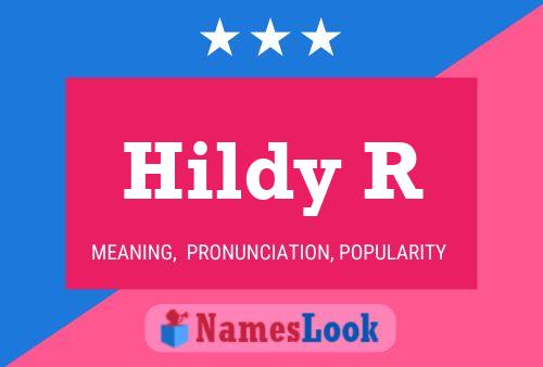 Hildy R 名字海报