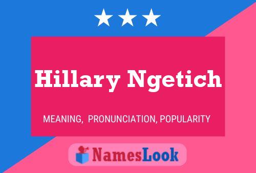 Hillary Ngetich 名字海报