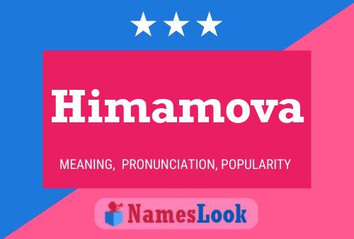 Himamova 名字海报