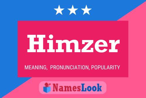 Himzer 名字海报