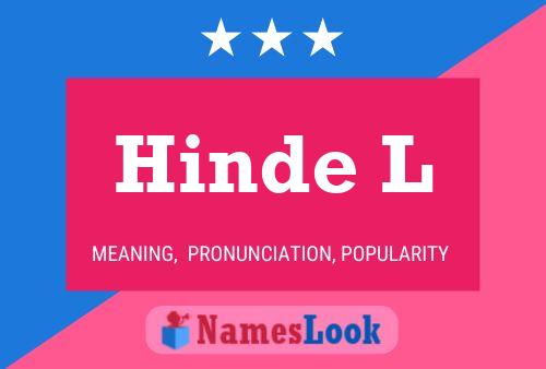 Hinde L 名字海报