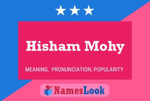 Hisham Mohy 名字海报