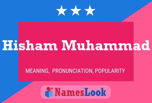 Hisham Muhammad 名字海报