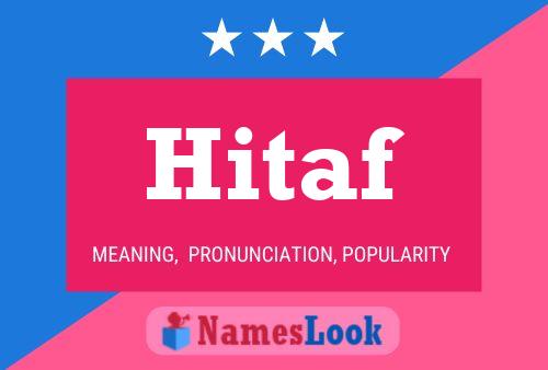 Hitaf 名字海报