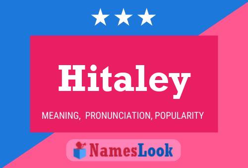 Hitaley 名字海报