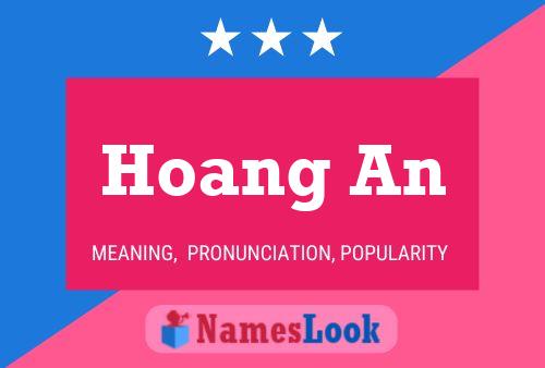 Hoang An 名字海报