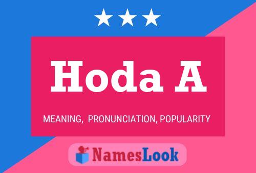 Hoda A 名字海报