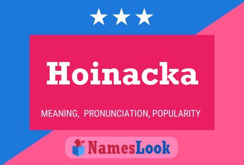 Hoinacka 名字海报