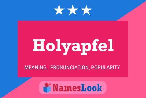 Holyapfel 名字海报