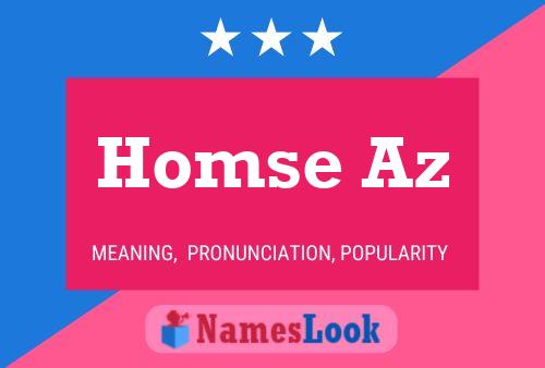 Homse Az 名字海报