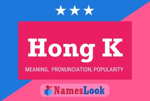 Hong K 名字海报