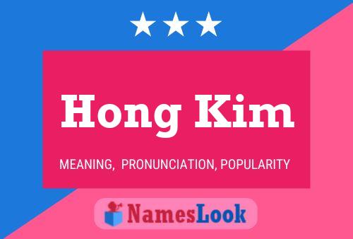 Hong Kim 名字海报