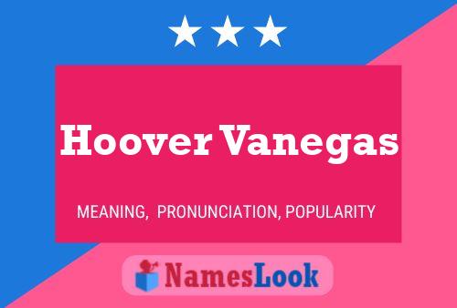 Hoover Vanegas 名字海报